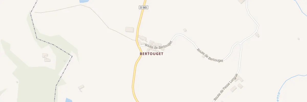 Plan du 60 Rte de Bertouget à Lunac