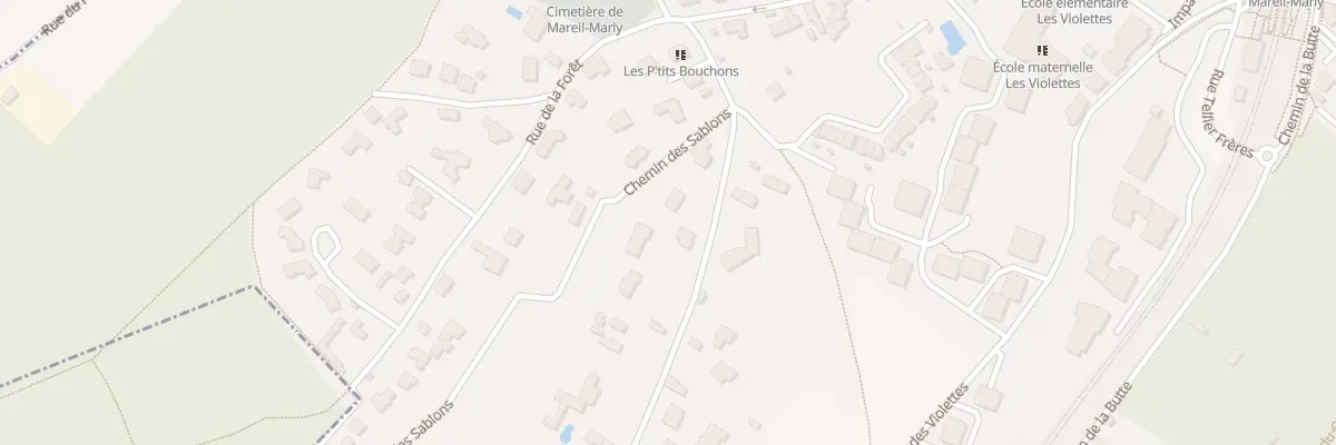 Plan du 14 Rue des Sablons à Mareil-Marly