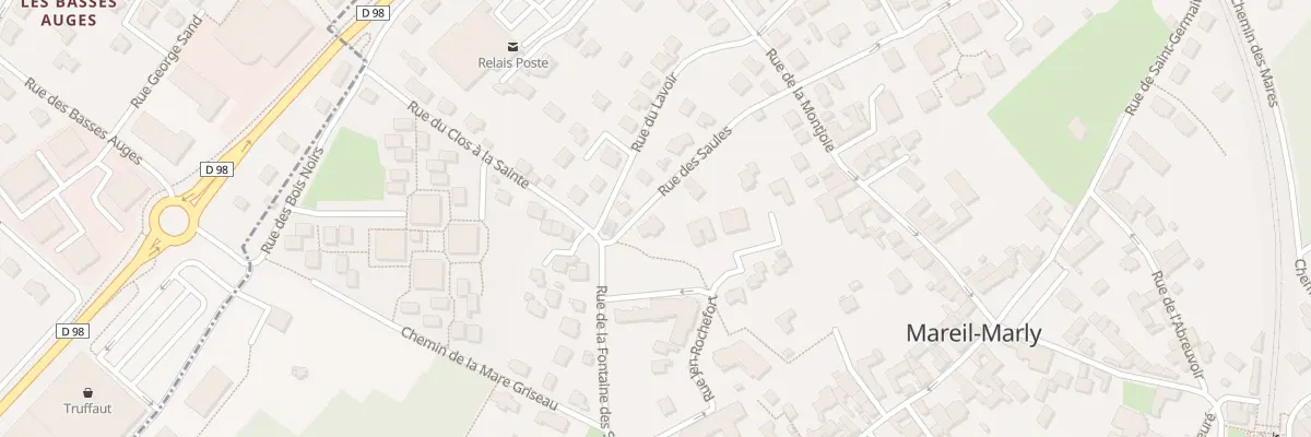 Plan du 2 Rue des Saules à Mareil-Marly