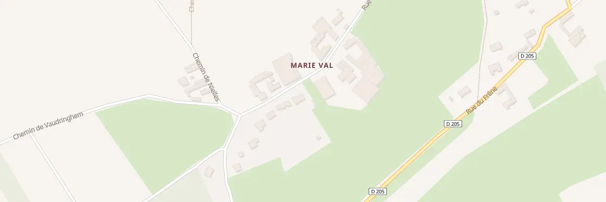 Plan du 25 Rue de Vaudringhem à Wismes