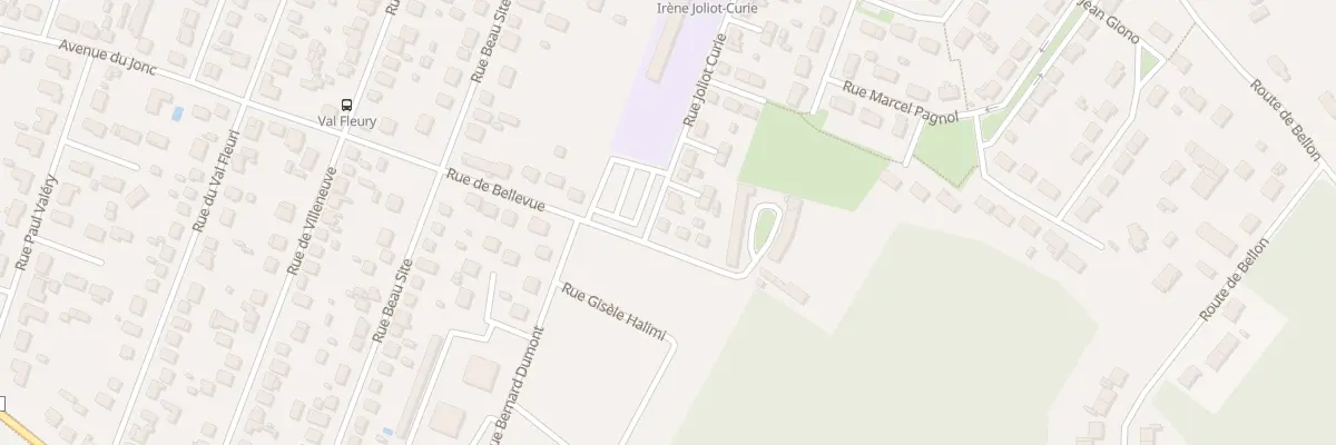Plan du 2 Rue Joliot Curie à Vierzon
