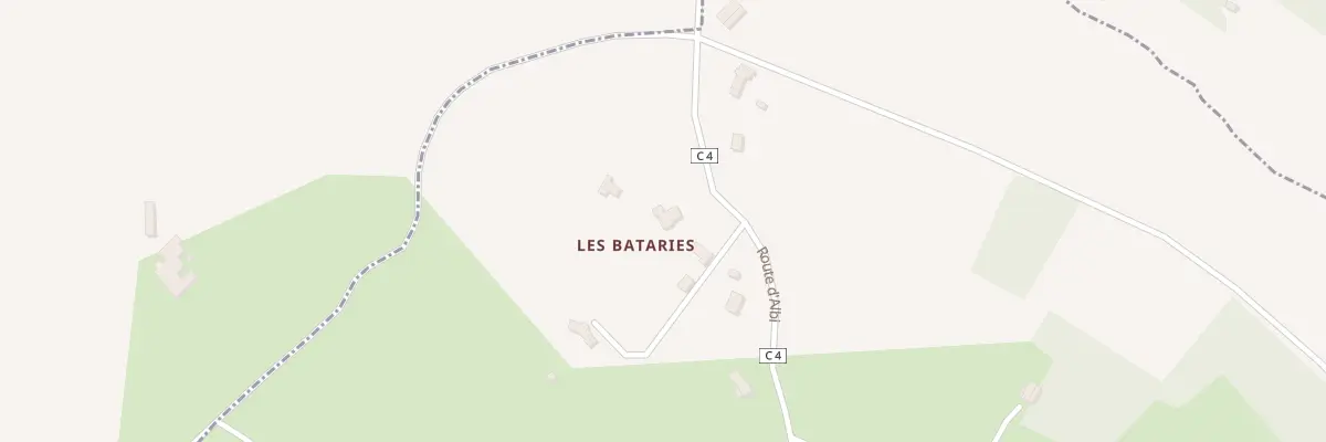 Plan du 261 Rte d’Albi à Rouffiac