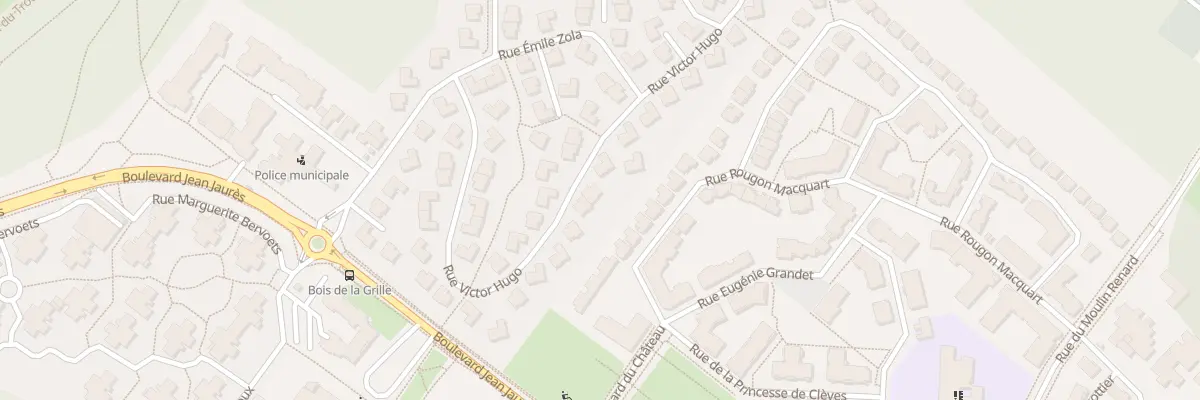 Plan du 34 Rue Victor Hugo à Guyancourt