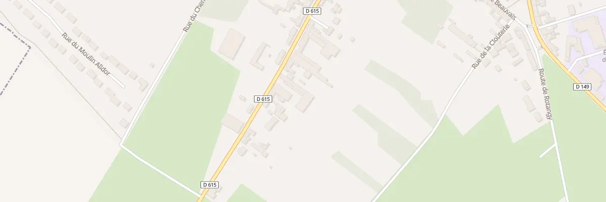 Plan du 93 Rue Victor Hugo à Crèvecœur-le-Grand