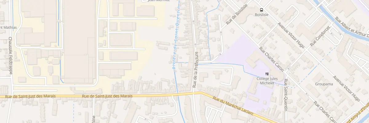Plan du 15 Rue de la Préfecture à Beauvais