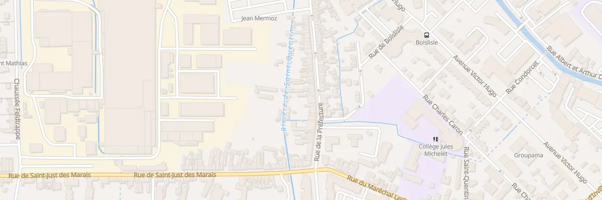 Plan du 23 Rue de la Préfecture à Beauvais