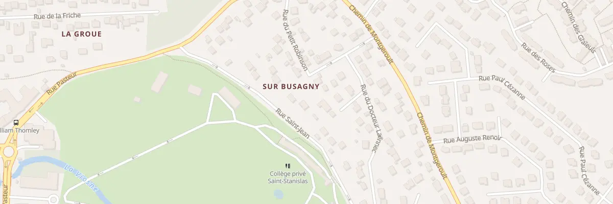 Plan du 13 Rue Saint Jean à Osny