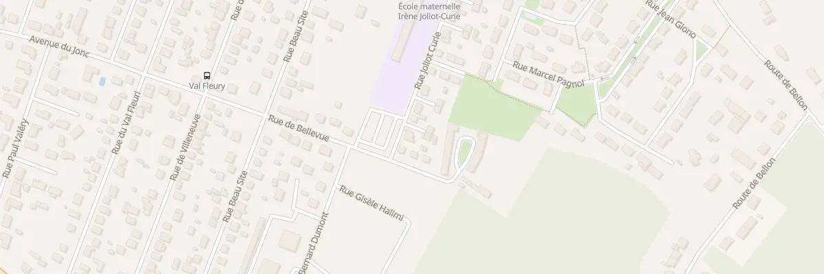 Plan du 4 Rue Joliot Curie à Vierzon