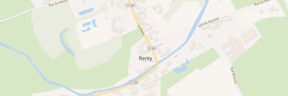 Plan du 16 Vc La Place à Renty