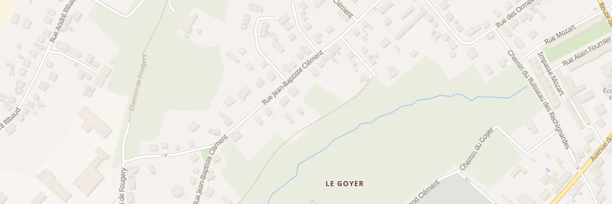Plan du 47 Rue Jean-baptiste Clément à Vierzon