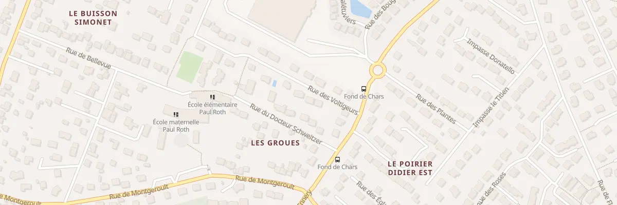 Plan du 54 Rue des Voltigeurs à Osny
