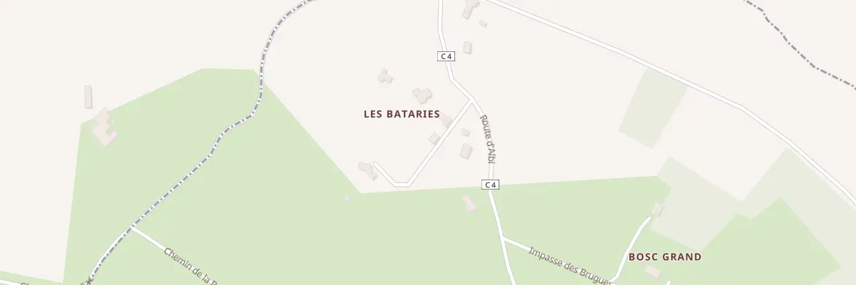 Plan du 259 Rte d’Albi à Rouffiac