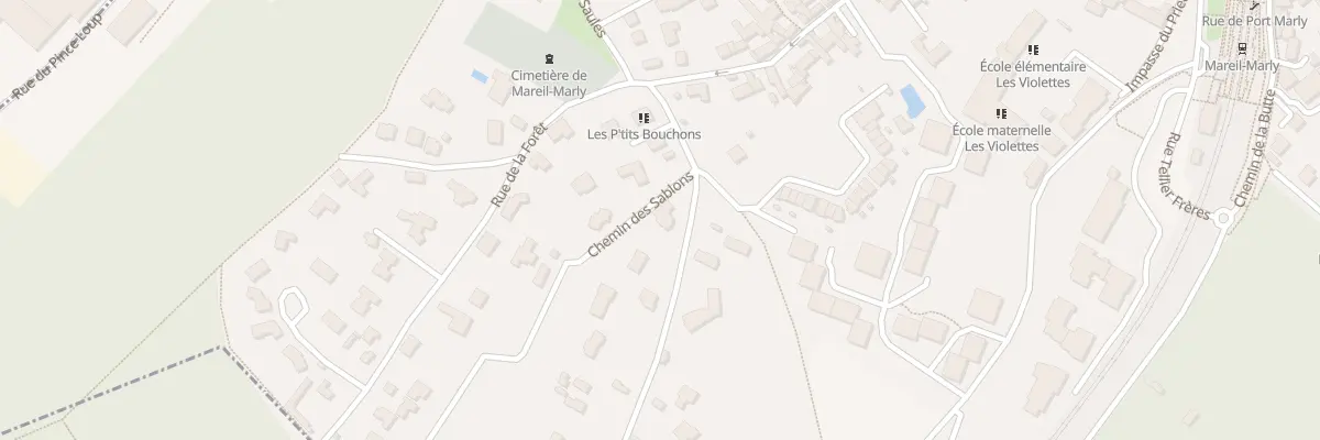 Plan du 8 Rue des Sablons à Mareil-Marly