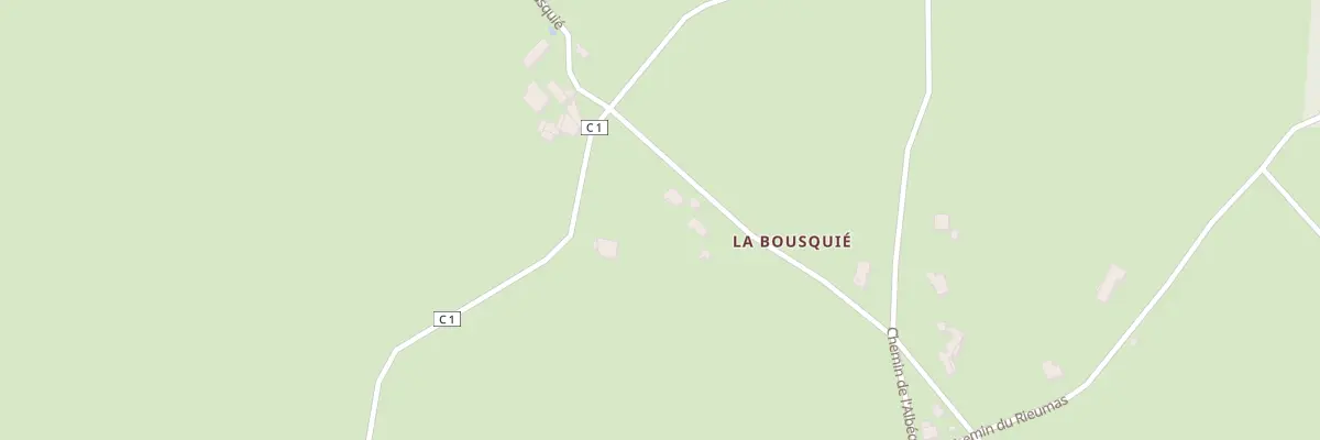 Plan du 21 Che de la Bousquié à Rouffiac