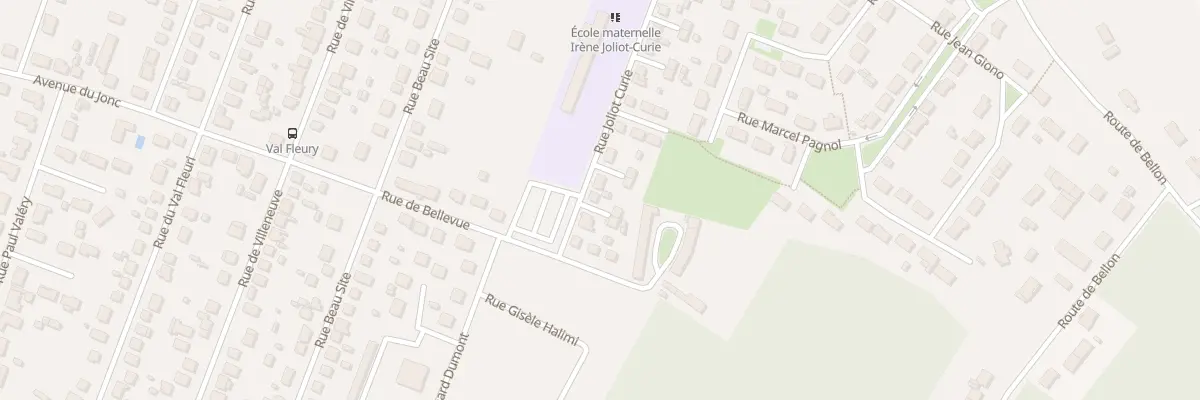 Plan du 10 Rue Joliot Curie à Vierzon