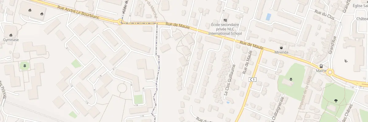 Plan du 17 Rue de Maule à Bailly