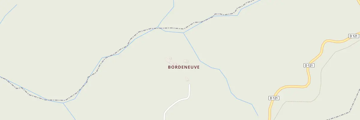 Plan du 331 Bordeneuve à Villefort