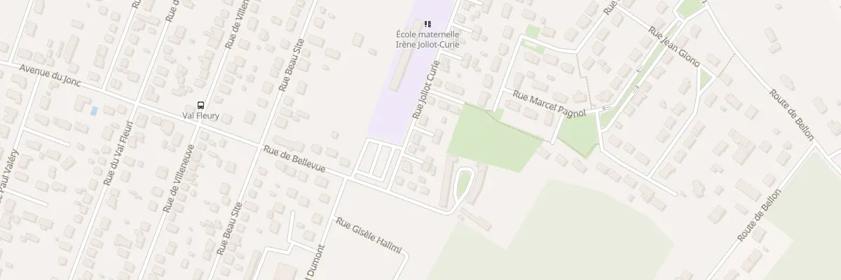 Plan du 12 Rue Joliot Curie à Vierzon