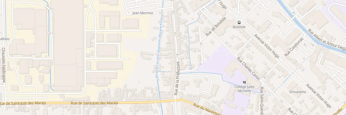 Plan du 25B Rue de la Préfecture à Beauvais