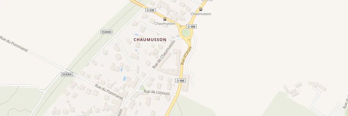 Plan du 40 Rue de Chaumusson à Limours
