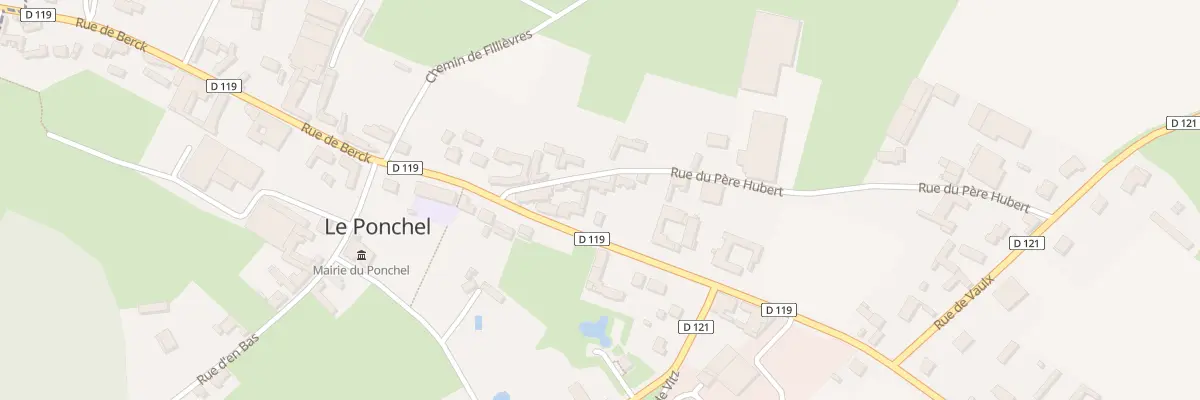 Plan du 1 Rue du Pere Hubert au Ponchel