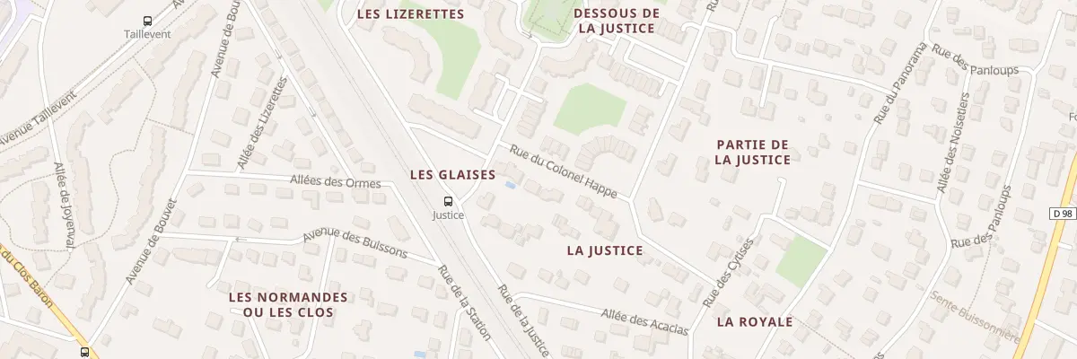 Plan du 11 Rue du Colonel Happe à Saint-Germain-en-Laye