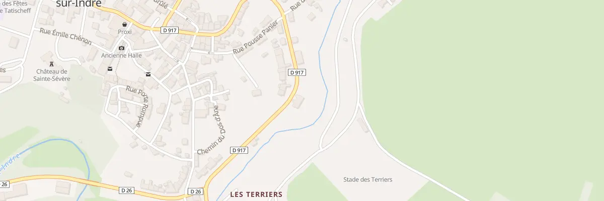 Plan du 63 Av de l’Auvergne à Sainte-Sévère-sur-Indre