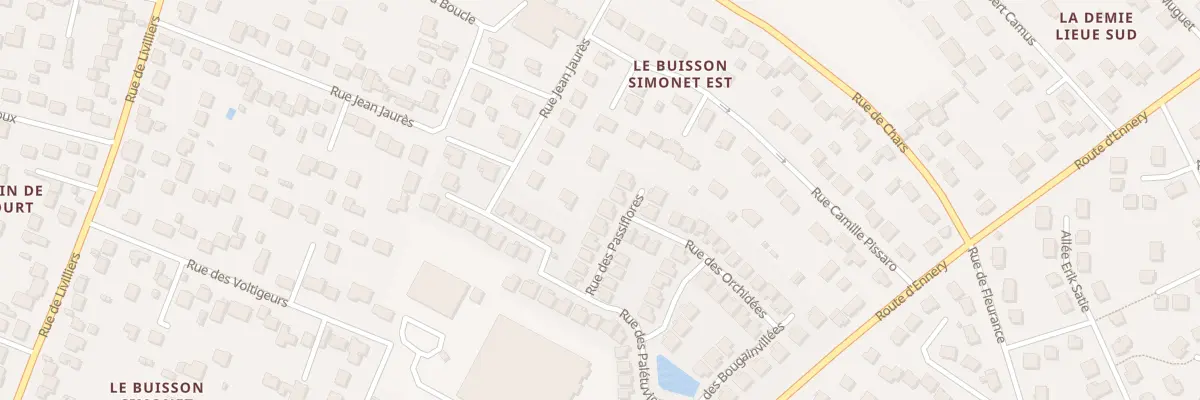 Plan du 11 Rue des Passiflores à Osny