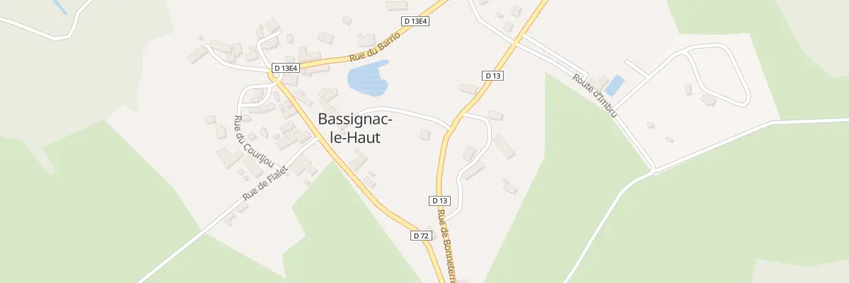 Plan du 5189 Bonneterre à Bassignac-le-Haut
