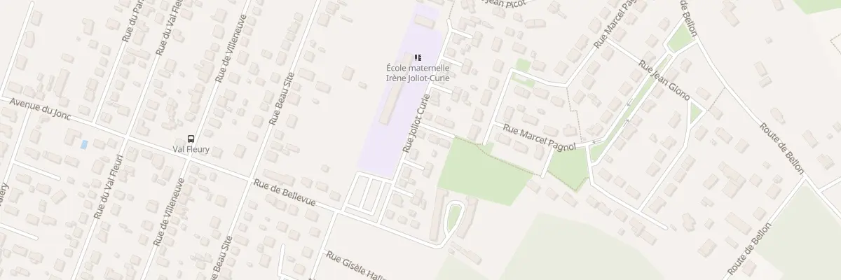 Plan du 20 Rue Joliot Curie à Vierzon