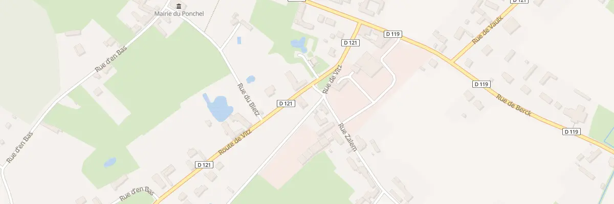Plan du 1 Rue Zalem au Ponchel