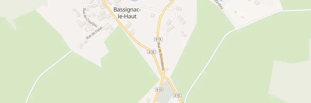 Plan du 4 Rue de Bonneterre à Bassignac-le-Haut