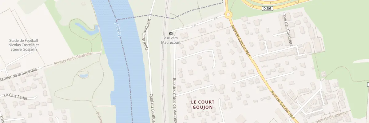 Plan du 114 Rue des Côtes de Vannes à Conflans-Sainte-Honorine