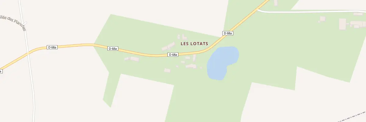 Plan du 6 Les Lotats à La Berthenoux