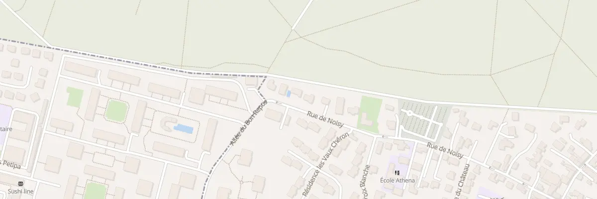 Plan du 40 Rue de Noisy à Bailly