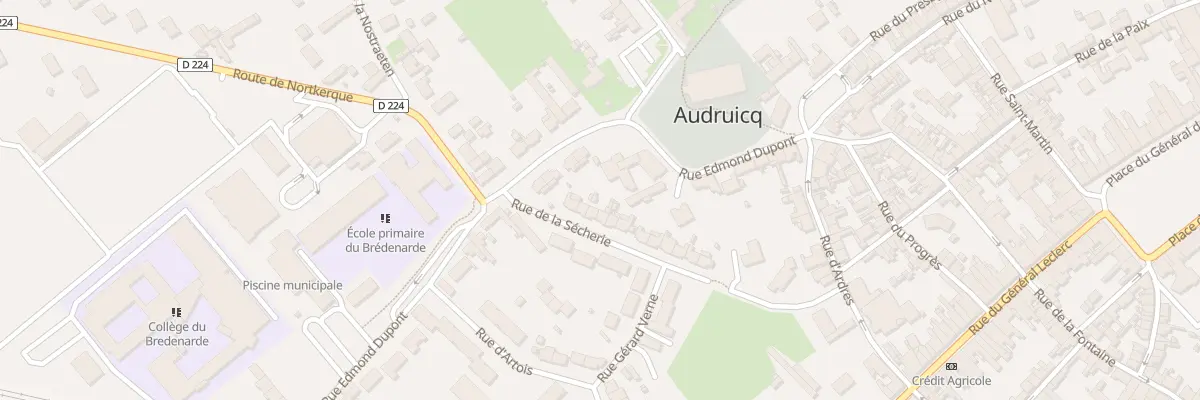 Plan du 198 Rue de la Sècherie à Audruicq