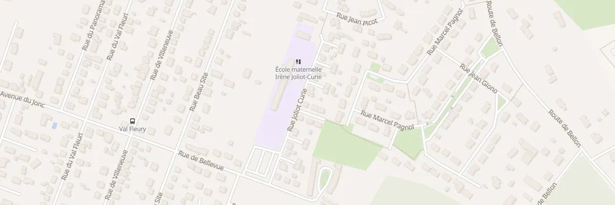 Plan du 30 Rue Joliot Curie à Vierzon