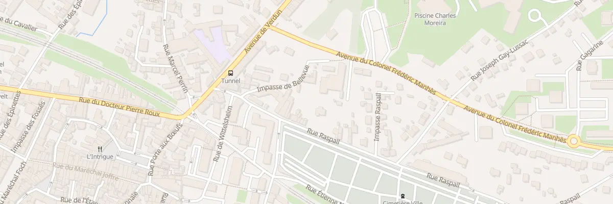 Plan du 21 Rue Raspail à Vierzon