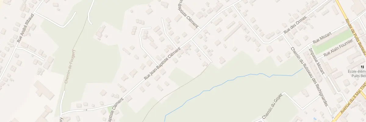 Plan du 51 Rue Jean-baptiste Clément à Vierzon
