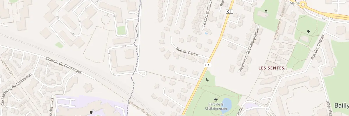 Plan du 9 Rue du Cèdre à Bailly