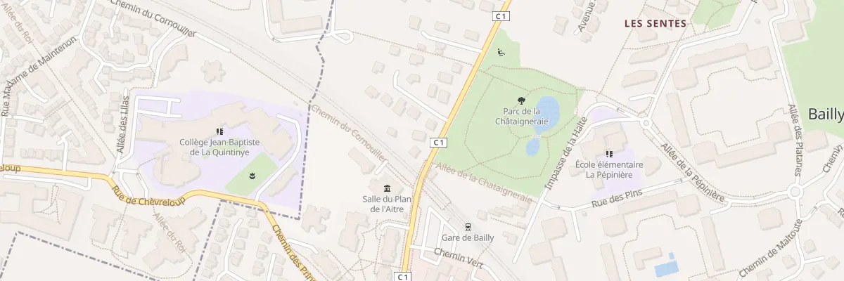 Plan du 28 Rue du Plan de l’Aître à Bailly