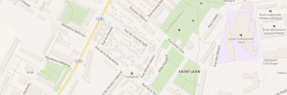 Plan du 14 Rue du Colonel Agel à Beauvais