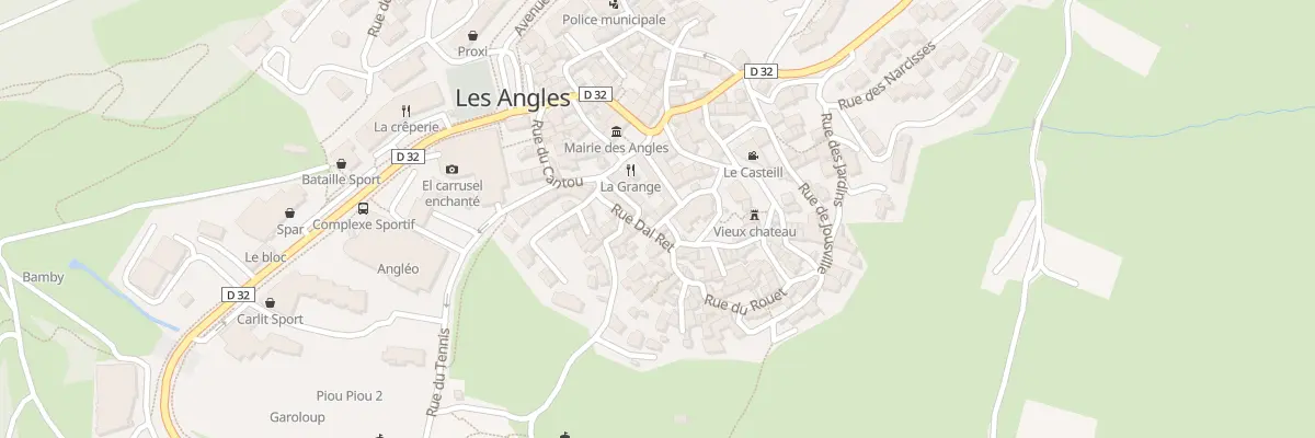 Plan du 10 Rue Monseigneur Paul Naudo aux Angles