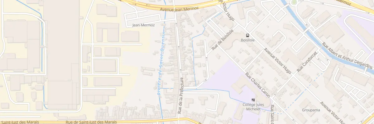 Plan du 20 Rue de la Préfecture à Beauvais