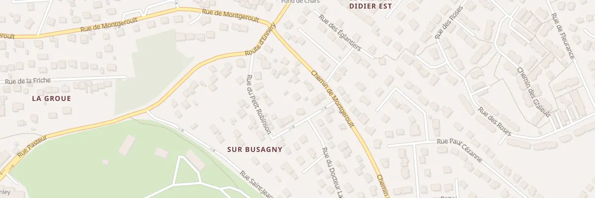 Plan du 13B Che de Montgeroult à Osny