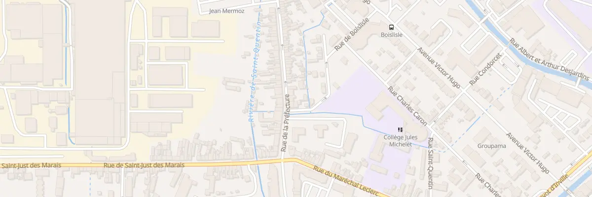 Plan du 4 Rue de la Préfecture à Beauvais