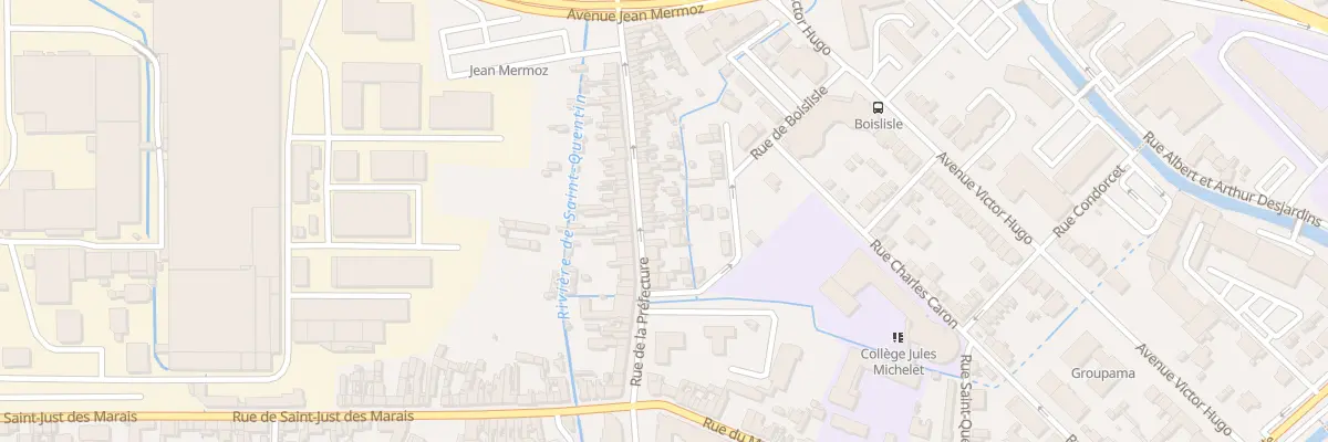 Plan du 14 Rue de la Préfecture à Beauvais
