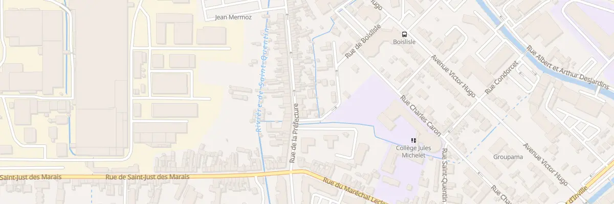Plan du 6 Rue de la Préfecture à Beauvais