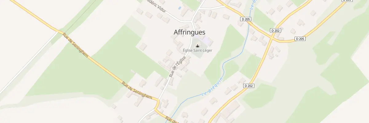 Plan du 9 Rue de l’Eglise à Affringues