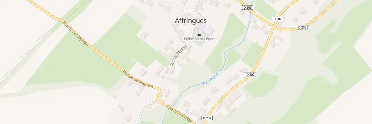 Plan du 11 Rue de l’Eglise à Affringues